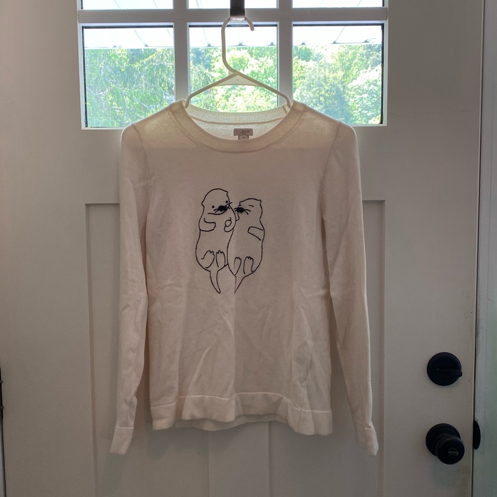 JCREW Factory otter sweater